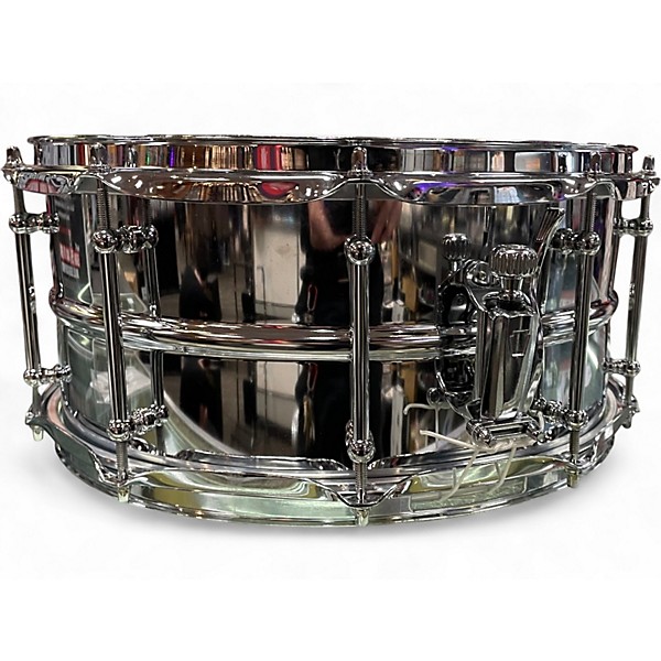 Used Ludwig 14X6 Supralite Snare Chrome Drum