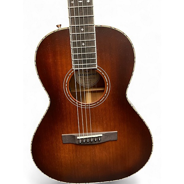 Used Fender Paramount PS220E Aged Cognac Burst Acoustic Electric Guitar