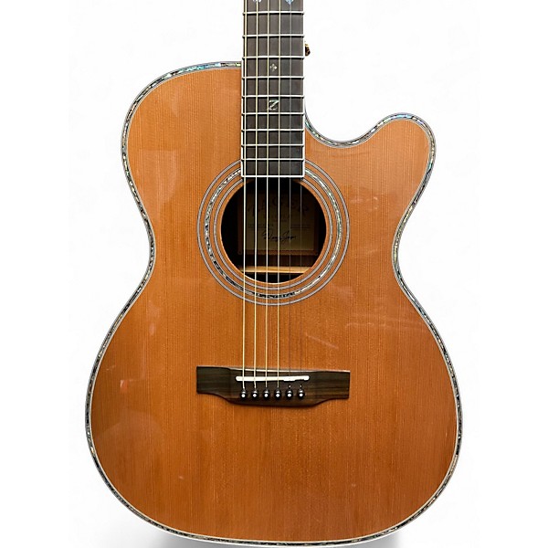 Used Zager ZAD80CEOM Natural Acoustic Electric Guitar