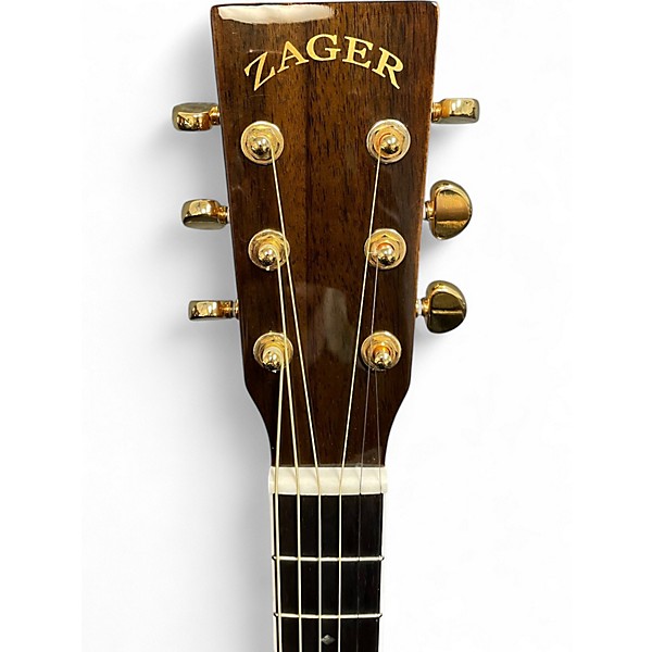 Used Zager ZAD80CEOM Natural Acoustic Electric Guitar