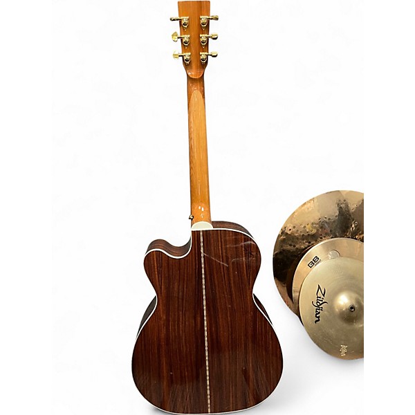 Used Zager ZAD80CEOM Natural Acoustic Electric Guitar