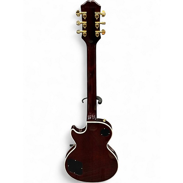 Used Epiphone Les Paul Custom Triburst Solid Body Electric Guitar