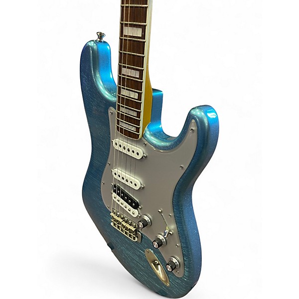 Used Shelton Electric Instruments SKYFLITE IV Pelham Blue Solid Body Electric Guitar