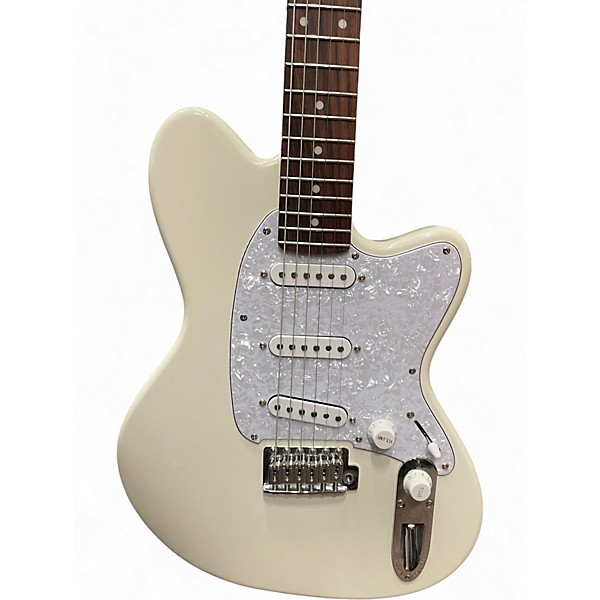 Used Ibanez ICHI00 Vintage White Solid Body Electric Guitar