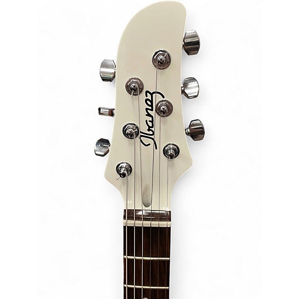 Used Ibanez ICHI00 Vintage White Solid Body Electric Guitar