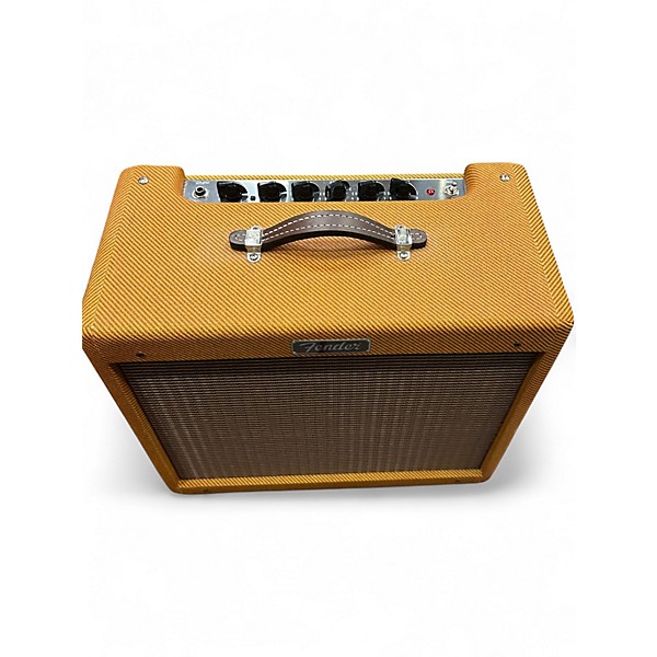 Used Fender Blues Junior 15W 1x12 Lacquered Tweed Tube Guitar Combo Amp