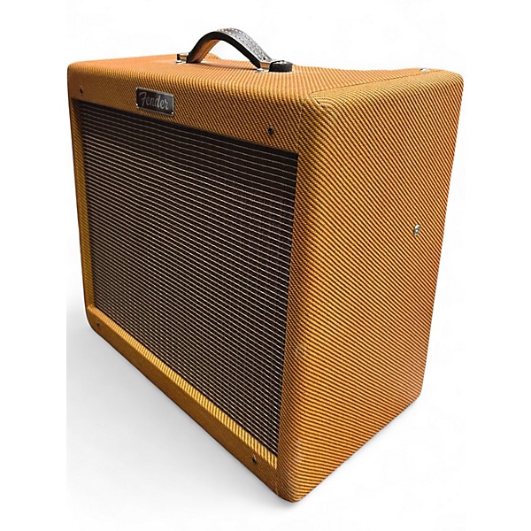 Used Fender Blues Junior 15W 1x12 Lacquered Tweed Tube Guitar Combo Amp