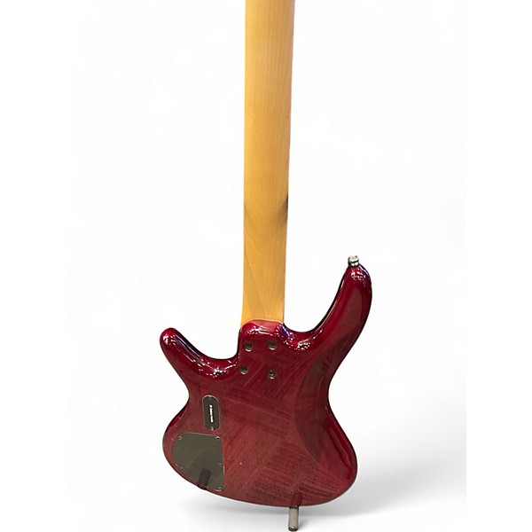 Used Ibanez GSR200 Trans Red Electric Bass Guitar