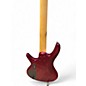 Used Ibanez GSR200 Trans Red Electric Bass Guitar