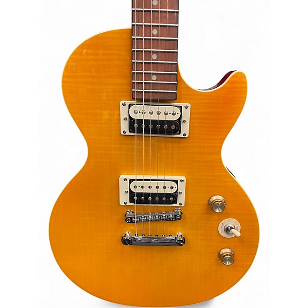 Used Epiphone Slash Les Paul Special II Yellow Solid Body Electric Guitar