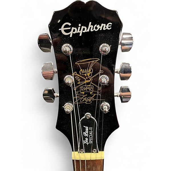 Used Epiphone Slash Les Paul Special II Yellow Solid Body Electric Guitar