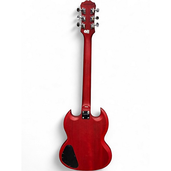 Used Epiphone SG Cherry Solid Body Electric Guitar