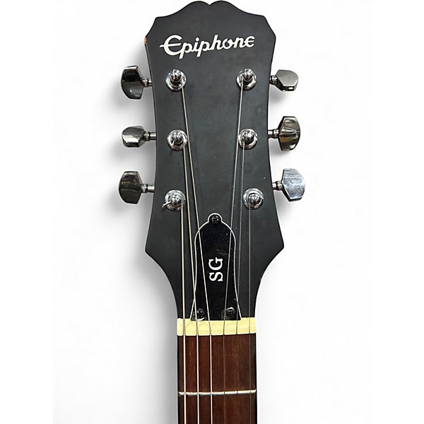 Used Epiphone SG Cherry Solid Body Electric Guitar