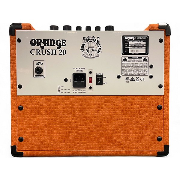 Used Orange Amplifiers Crush 20 20W 1x8 Guitar Combo Amp