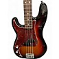 Used Fender American Standard Precision Bass Left Handed 3 Color Sunburst Electric Bass Guitar