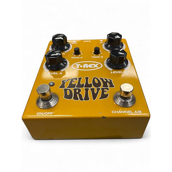 Used T Rex YELLOW DRIVE Effect Pedal