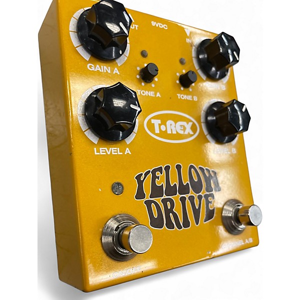 Used T Rex YELLOW DRIVE Effect Pedal