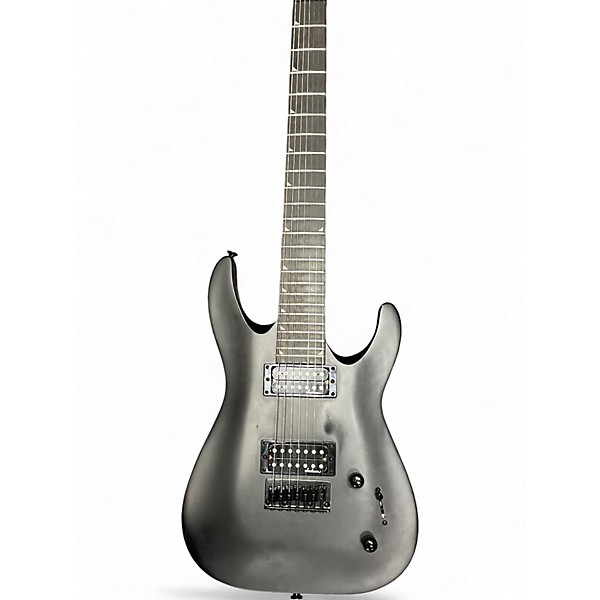 Used Jackson JS22-7 Dinky 7 String Black Solid Body Electric Guitar
