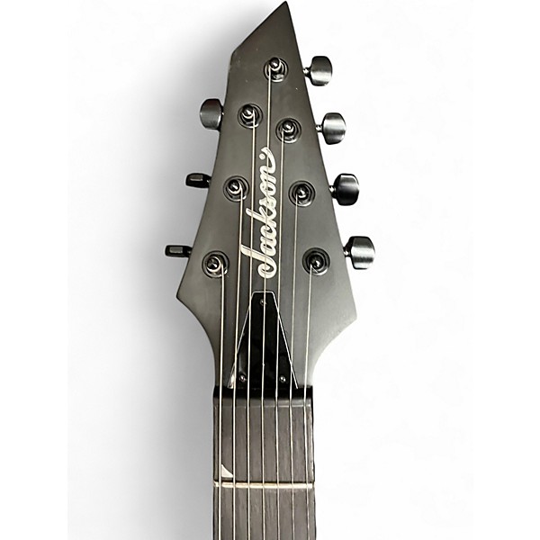 Used Jackson JS22-7 Dinky 7 String Black Solid Body Electric Guitar