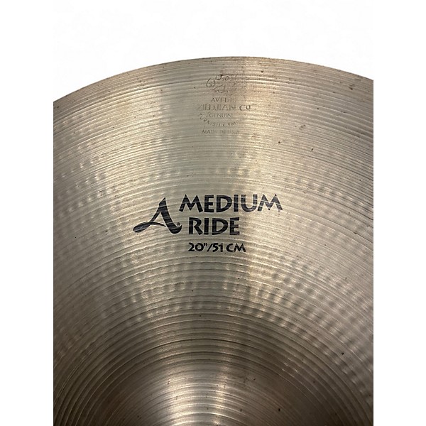 Used Zildjian 20in avedis a medium ride Cymbal