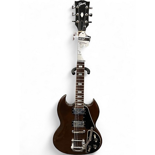 Vintage 1972 Gibson SG Deluxe Natural Solid Body Electric Guitar