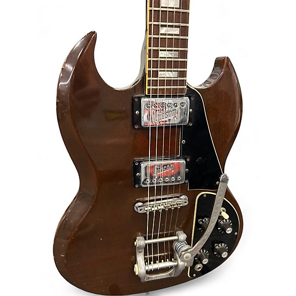 Vintage 1972 Gibson SG Deluxe Natural Solid Body Electric Guitar