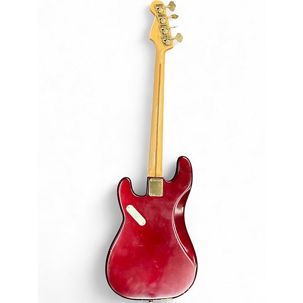 Vintage 1980s Fender Special P-Bass Red Electric Bass Guitar
