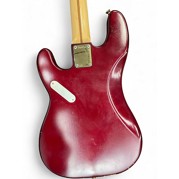 Vintage 1980s Fender Special P-Bass Red Electric Bass Guitar