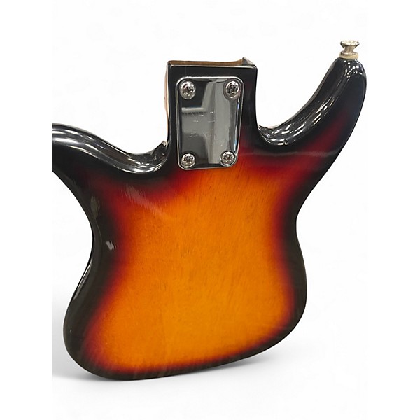 Vintage 1960s Teisco 559-1405 Vintage Sunburst Solid Body Electric Guitar