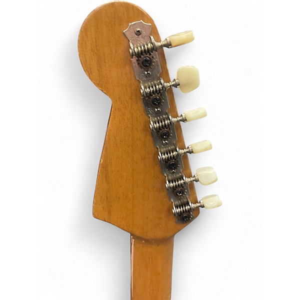 Vintage 1960s Teisco 559-1405 Vintage Sunburst Solid Body Electric Guitar