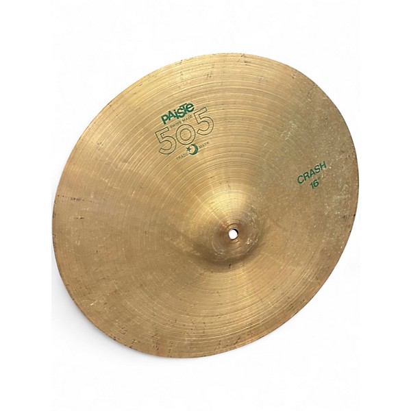 Used Paiste 16in 505 Crash Cymbal