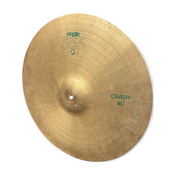 Used Paiste 16in 505 Crash Cymbal
