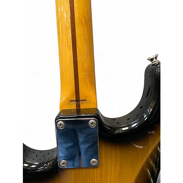 Used Fender JV 1954 STRATOCASTER 2 Tone Sunburst Solid Body Electric Guitar