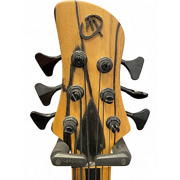 Used May Custom Basses DCS6 Natural Electric Bass Guitar