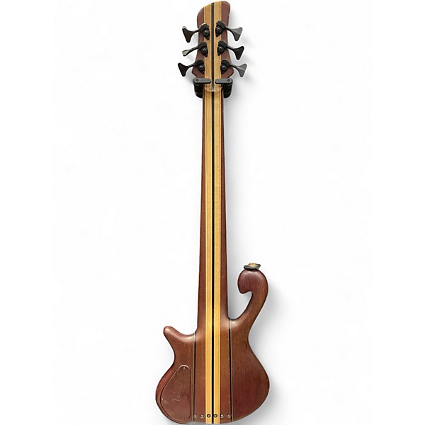 Used May Custom Basses DCS6 Natural Electric Bass Guitar
