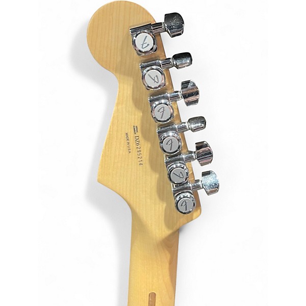 Used Fender American Deluxe Stratocaster Vintage White Solid Body Electric Guitar