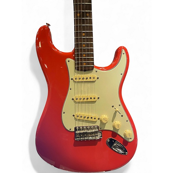 Used Fender american vintage II 1961 stratocaster Fiesta Red Solid Body Electric Guitar