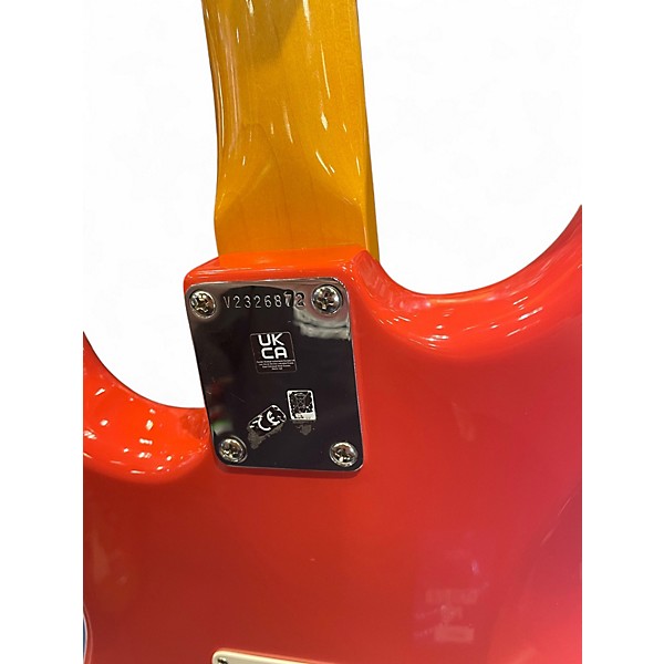 Used Fender american vintage II 1961 stratocaster Fiesta Red Solid Body Electric Guitar