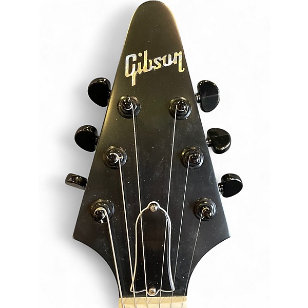 Used Gibson Flying V B-2 Satin Black Solid Body Electric Guitar