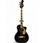 Used Fender Kingman 4-String Black Acoustic Bass Guitar thumbnail