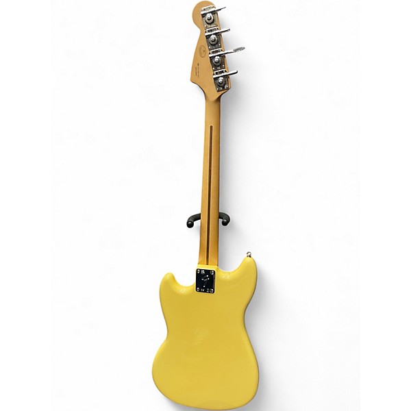 Used 2024 Fender Limited Edition Mustang Player Bass Buttercream Electric Bass Guitar