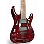 Used Schecter Guitar Research Damien Special Candy Apple Red Solid Body Electric Guitar thumbnail