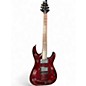 Used Schecter Guitar Research Damien Special Candy Apple Red Solid Body Electric Guitar