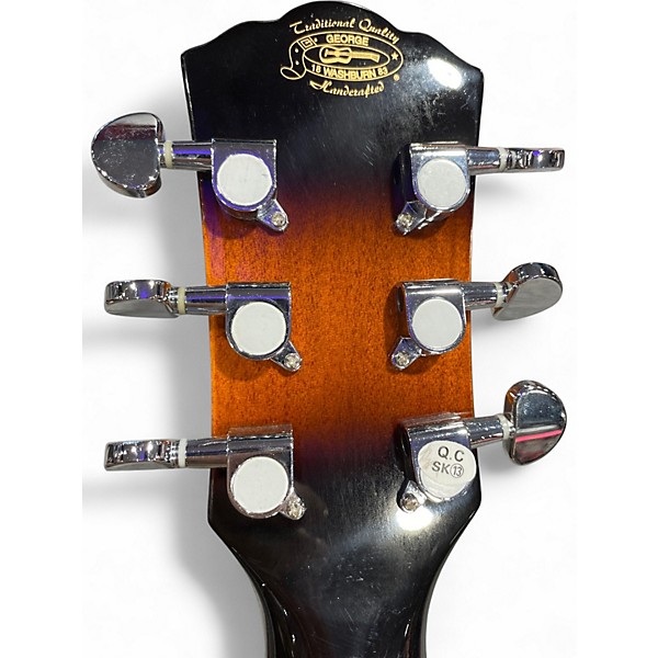 Used Washburn EA15ATB 2 Color Sunburst Acoustic Electric Guitar