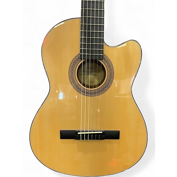 Used Lucero LC100CE Natural Classical Acoustic Electric Guitar