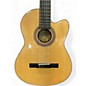 Used Lucero LC100CE Natural Classical Acoustic Electric Guitar