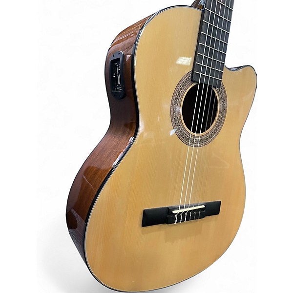 Used Lucero LC100CE Natural Classical Acoustic Electric Guitar
