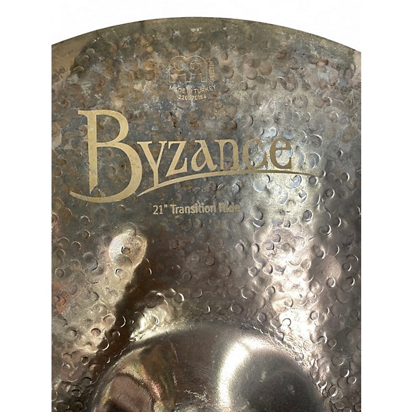 Used MEINL 21in BYZANCE TRANSITION RIDE Cymbal