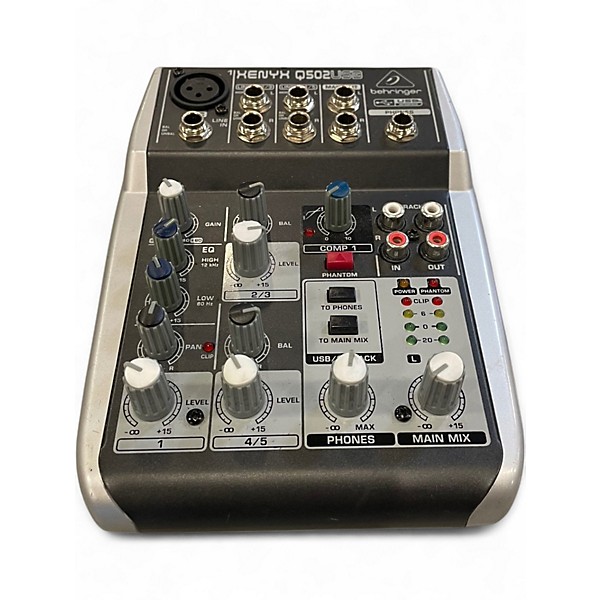 Used Behringer Xenyx Q502USB Unpowered Mixer