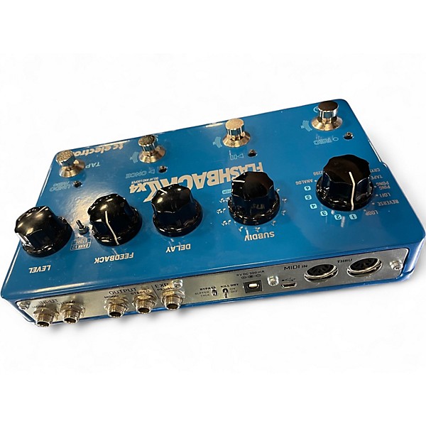 Used TC Electronic FLASHBACK 2 X4 DELAY AND LOOPER Effect Pedal